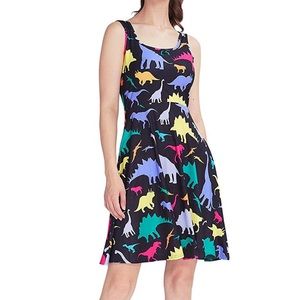 Dinosaur print dress